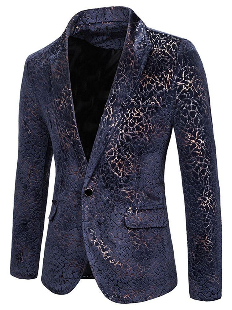 Button Slim One Button Miesten Vapaa-ajan Bleiserit