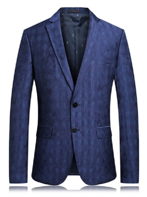 Casual Plain Straight Miesten Bleiserit
