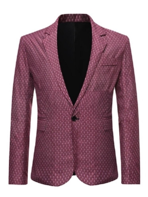 Casual Slim One Button Miesten Vapaa-ajan Blzaers