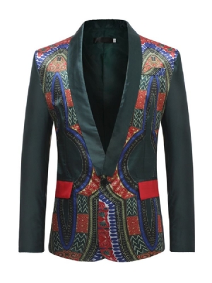 Dashiki Print Miesten Rento Bleiseri