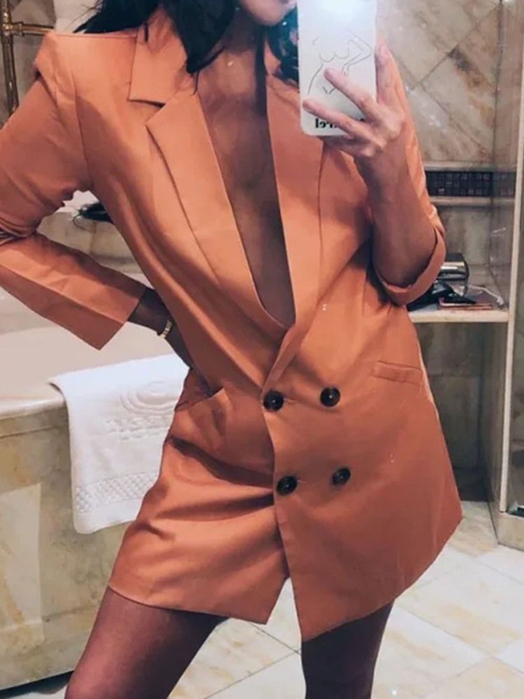 Naisten Yksirivinen Kaksirivinen Muotitoimisto Lady Blazer