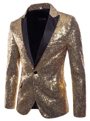 Yksinkertainen Yhden Painikkeen Miesten Smokki-asut Blazer