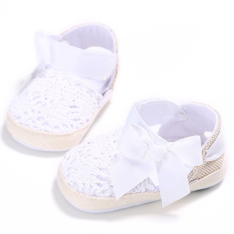 Bowknot Velcro Taapero Kengät