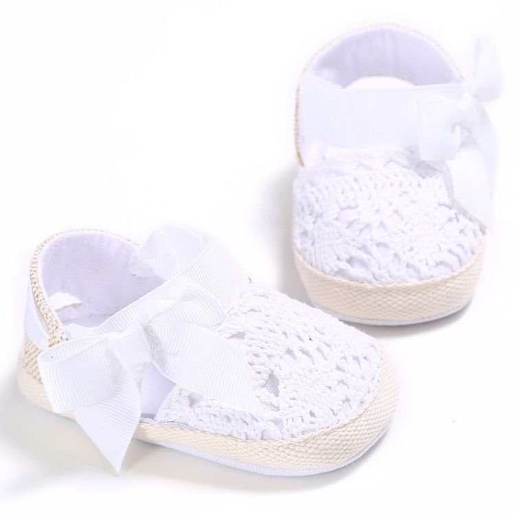 Bowknot Velcro Taapero Kengät