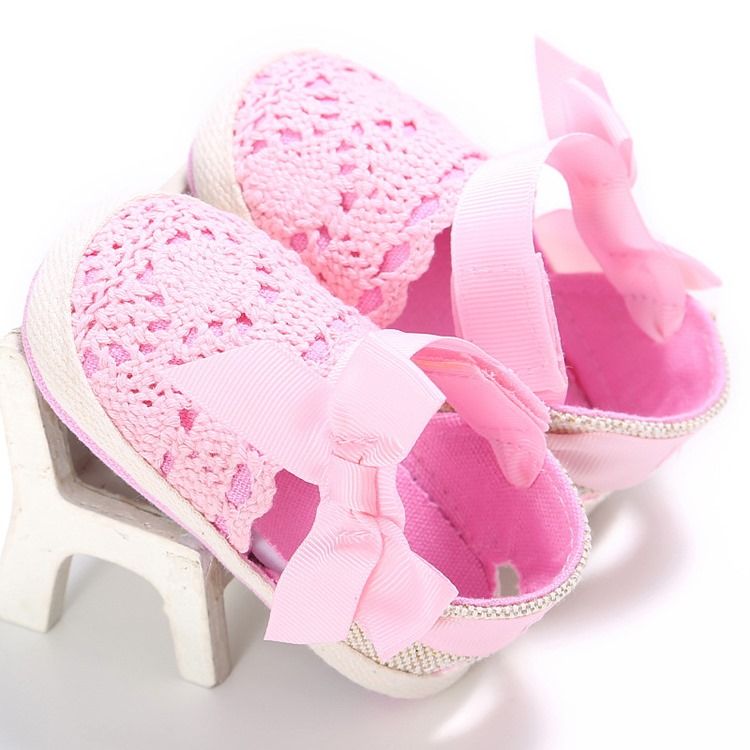 Bowknot Velcro Taapero Kengät