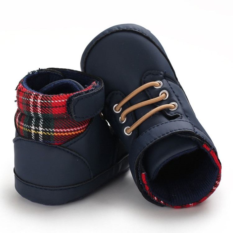 Lace-up Color Block -vauvan Kengät
