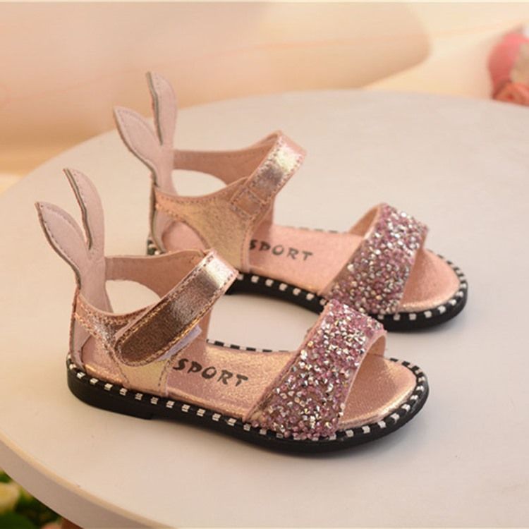 Paljetti Sweet Open Toe -vauvan Sandaalit