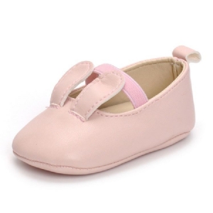Pu Plain Elastic Band Vauvan Taapero Kengät