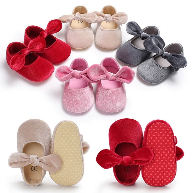 Velcro Bowknot -taapero Kengät