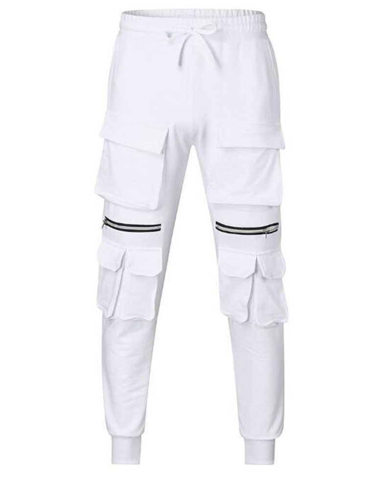 Kynähousut Pocket Plain Hip Hop Miesten Rento Housut