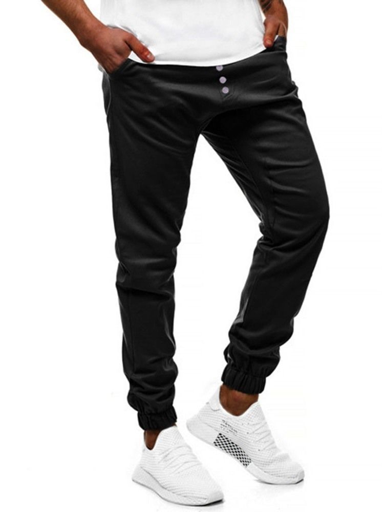 Pocket Plain Miesten Rento Housut