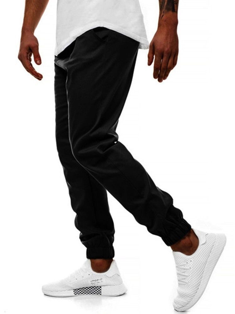 Pocket Plain Miesten Rento Housut