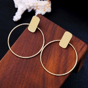 Hoop E-plating -muotikorvakorut