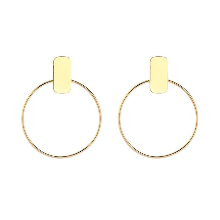 Hoop E-plating -muotikorvakorut