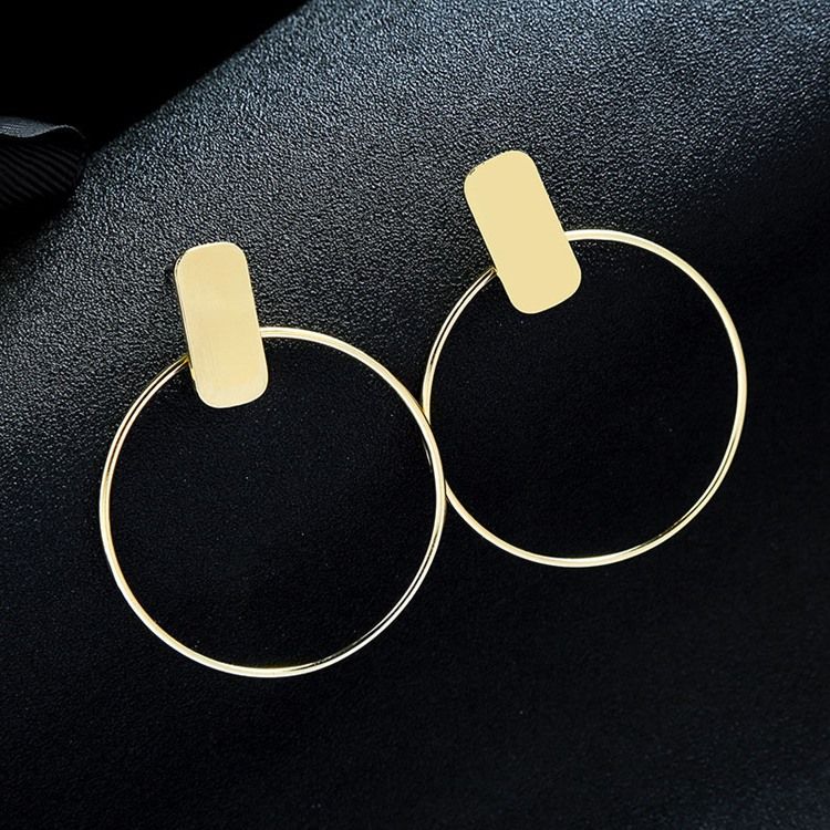 Hoop E-plating -muotikorvakorut