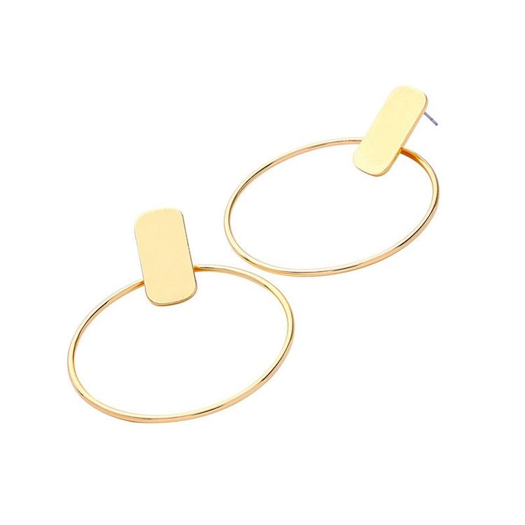 Hoop E-plating -muotikorvakorut