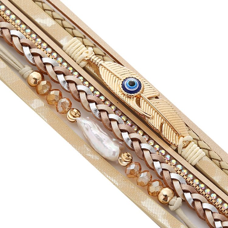 Vintage Diamante Naisten Rannekorut