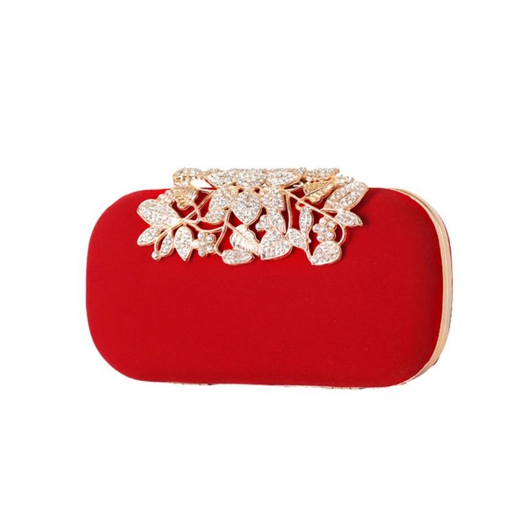 Rhinestone Rectangle Naisten Kytkimet Iltalaukut