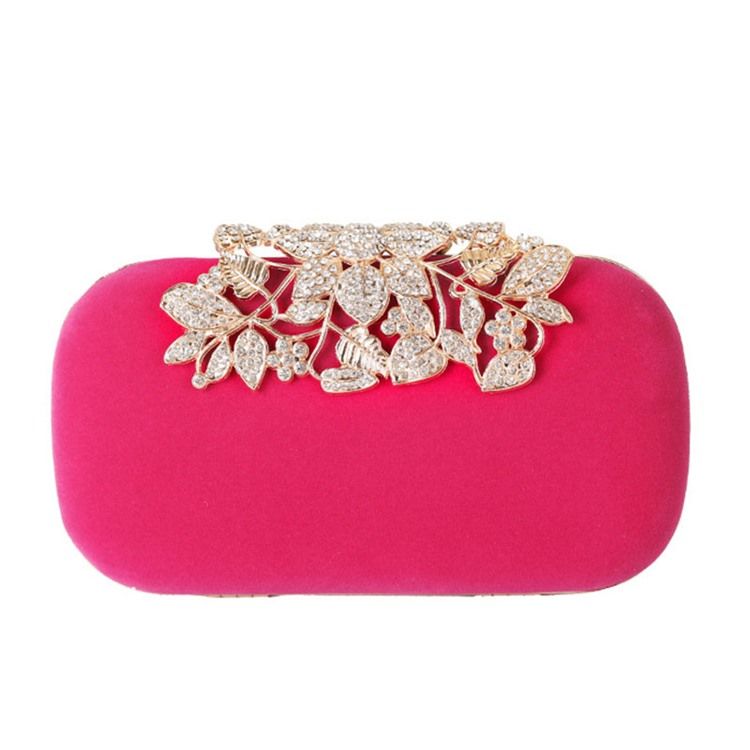 Rhinestone Rectangle Naisten Kytkimet Iltalaukut