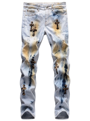 Hole European Mid Waist -farkut