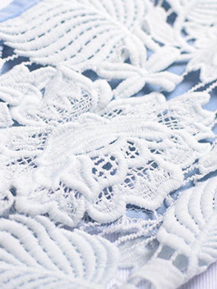 Matala Vyötäröiset Patchwork-naisten Farkut