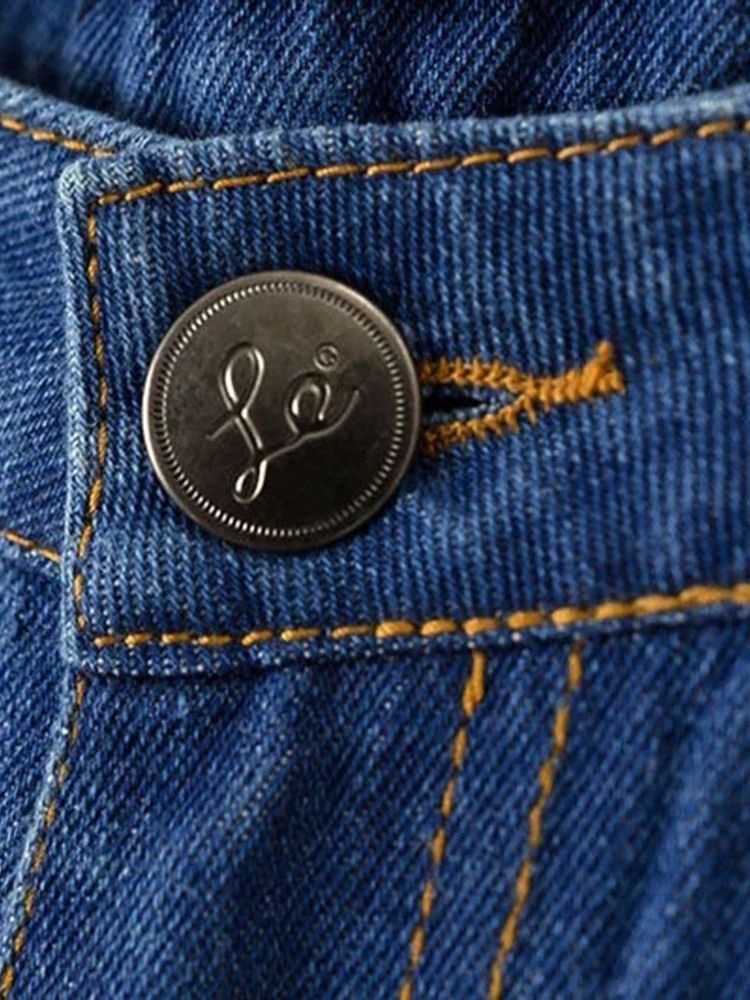 Naisten Bellbottoms-pestävät Tavalliset Korkean Vyötärön Ohut Farkut