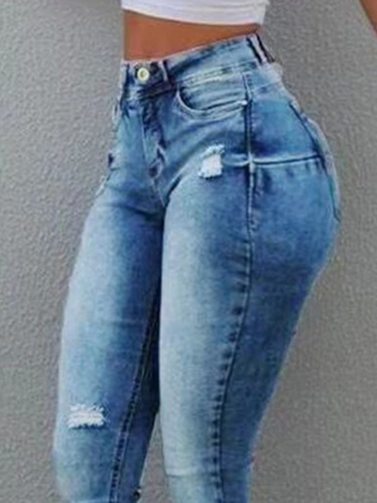 Pencil Pants Naisten Kapeat Farkut