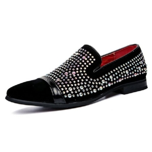 Miesten Matalat Ylemmät Tavalliset Slip-on-pu-vapaa-ajan Kengät