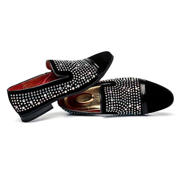 Miesten Matalat Ylemmät Tavalliset Slip-on-pu-vapaa-ajan Kengät