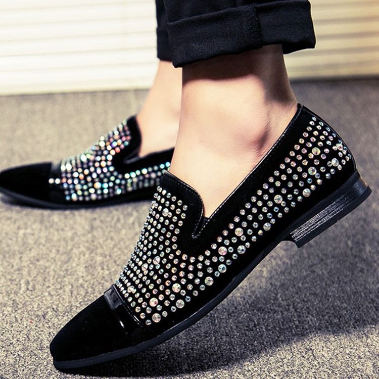 Miesten Matalat Ylemmät Tavalliset Slip-on-pu-vapaa-ajan Kengät