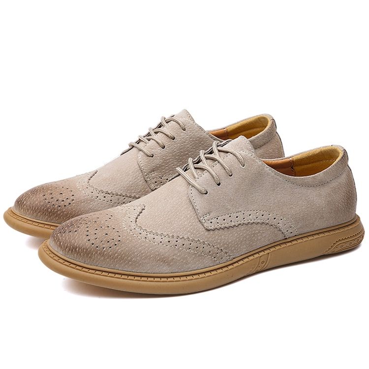 Nubuck-nahkaiset Matalat Miesten Työjalkineet