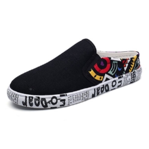 Print Slip-on Round Toe Miesten Kengät