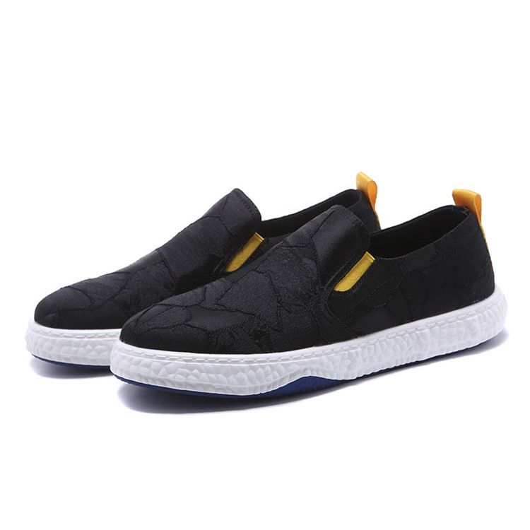Pu Slip-on Color Block Round Toe Miesten Luistinkengät