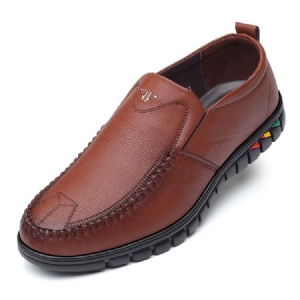 Pu Slip-on Round Toe Miesten Mukavat Kengät