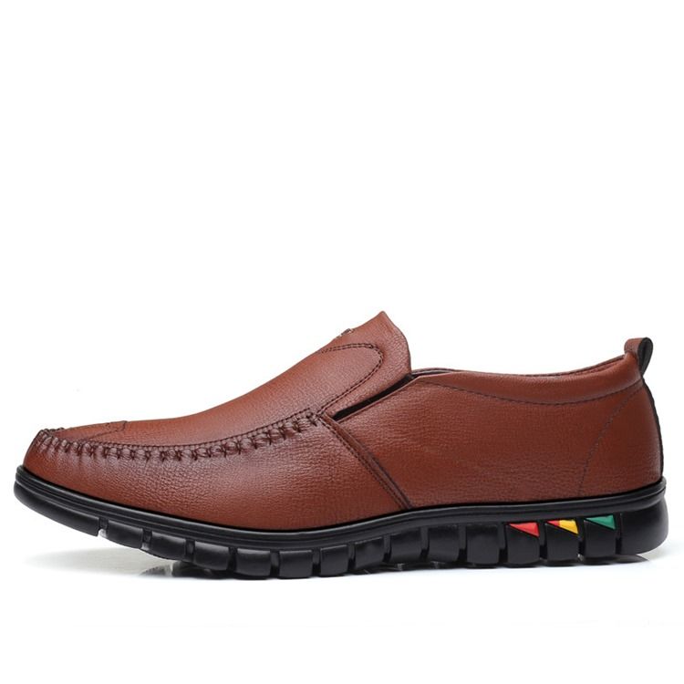 Pu Slip-on Round Toe Miesten Mukavat Kengät