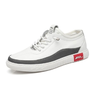 Pu Slip-on Round Toe Miesten Skeittikengät