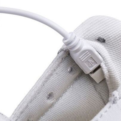 Pyöreä Varvas Litteä Kantapää Miesten Led-kengät