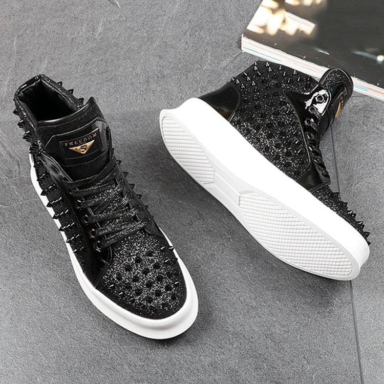 Rivet Round Toe Plain Miesten Lenkkarit