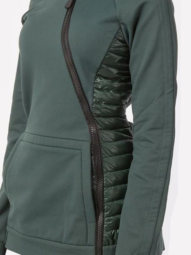 Naisten Slim Zipper Turtleneck -huppari