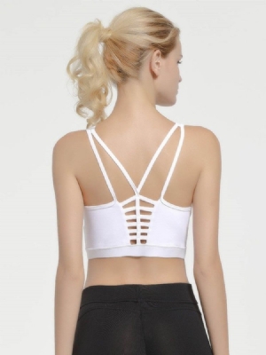 Naisten Tavalliset Push Up Free Wire -urheilurintaliivit