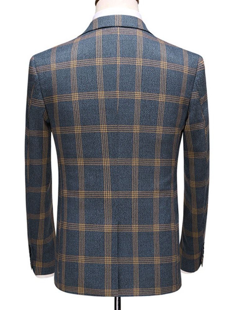 Blazer Button One Button Miesten Puku