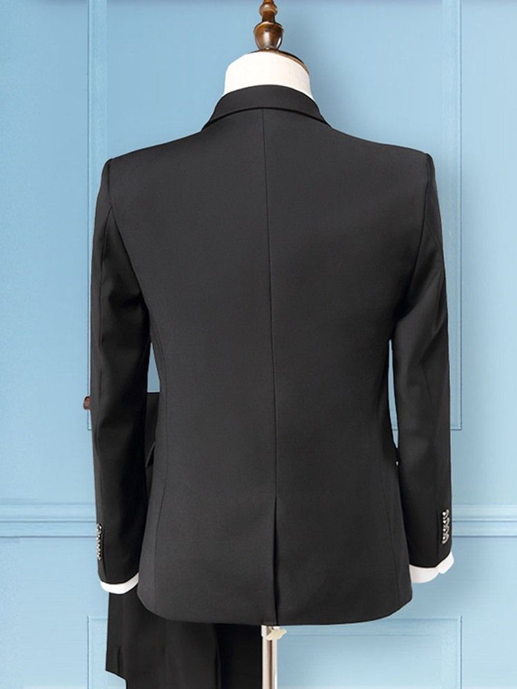 Blazer Pocket One Button Miesten Puku