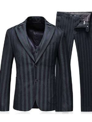 Blazer-yksirivinen Miesten Miesten Puku