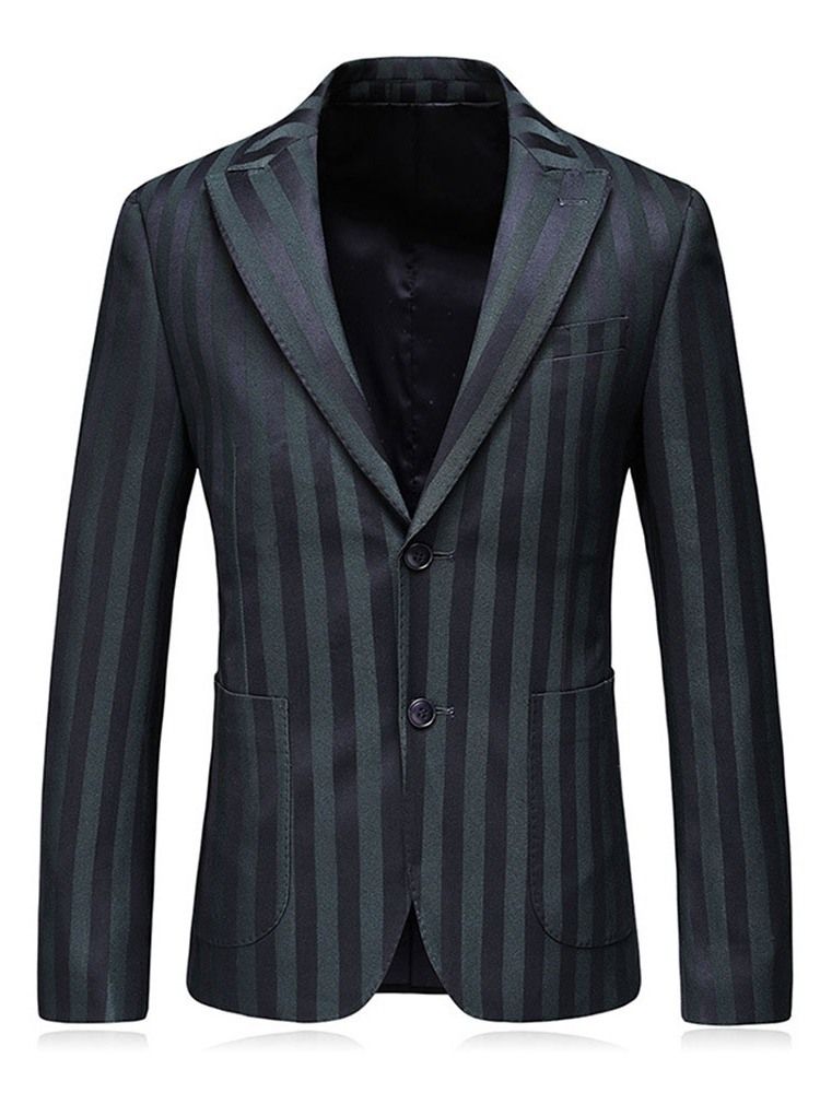 Blazer-yksirivinen Miesten Miesten Puku