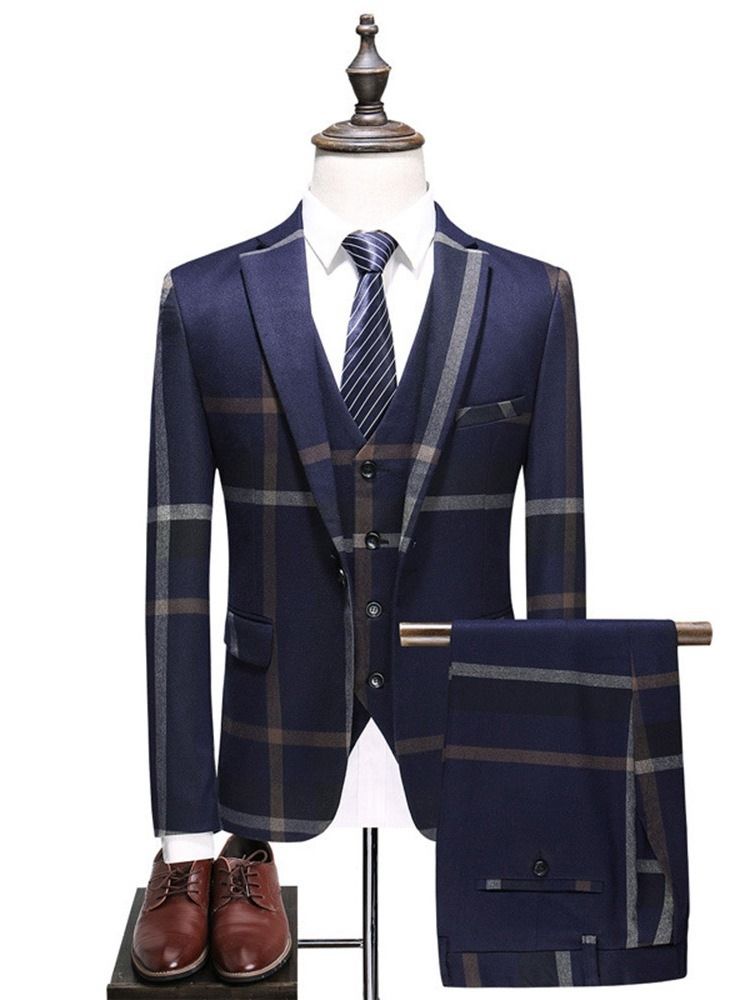 England Vest Button Miesten Puku