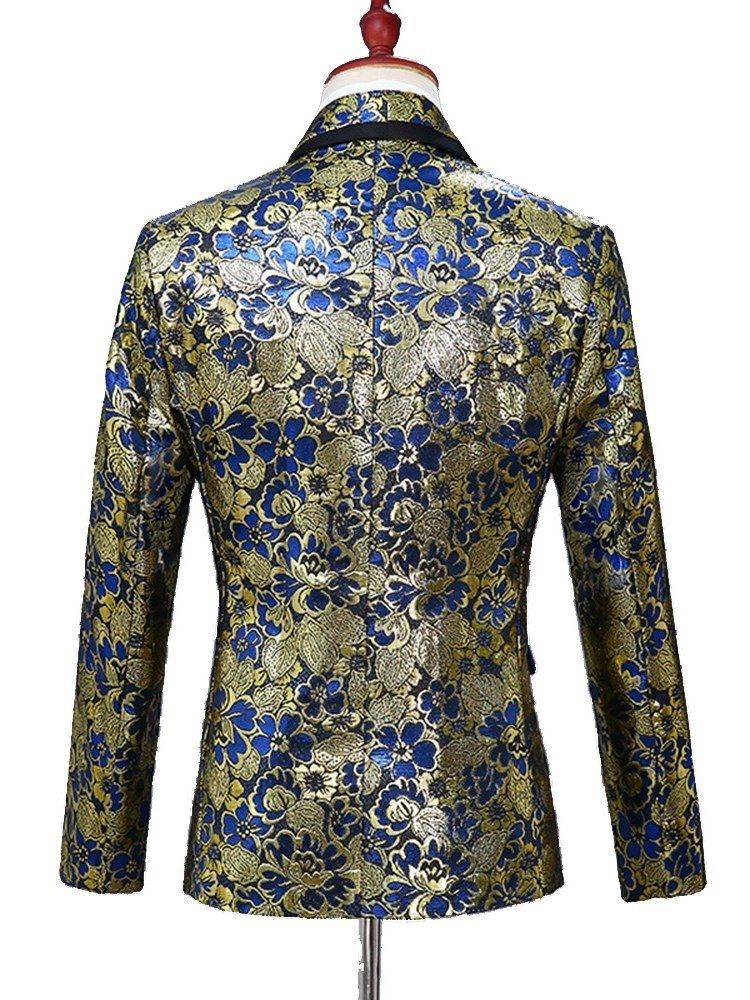 Huivikaulus Floral Blazer -housut Miesten Pallojuhapuvut