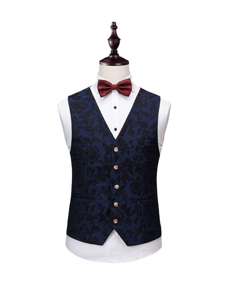 Muoti Button Blazer Miesten Puku