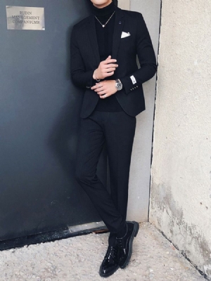 Pocket Formal Pants Miesten Puku
