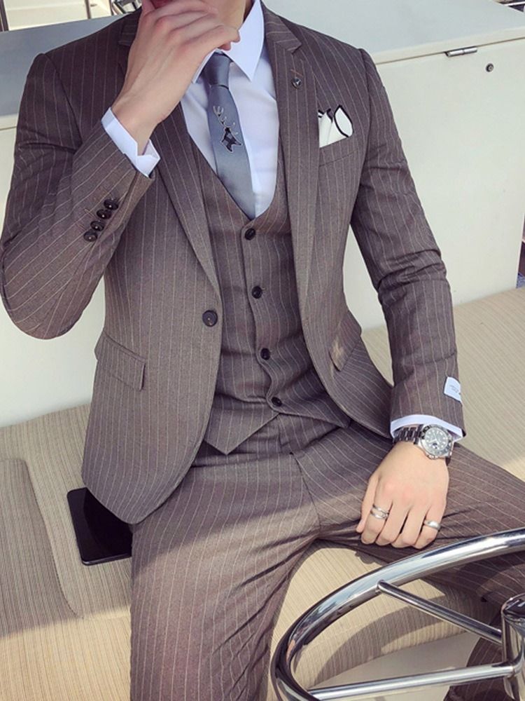 Pocket Formal Pants Miesten Puku