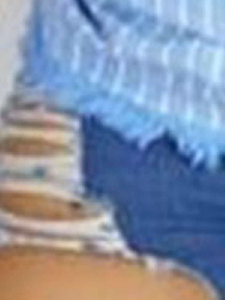 Naisten Tavalliset Reiät Kapeat Vetoketjulliset Shortsit